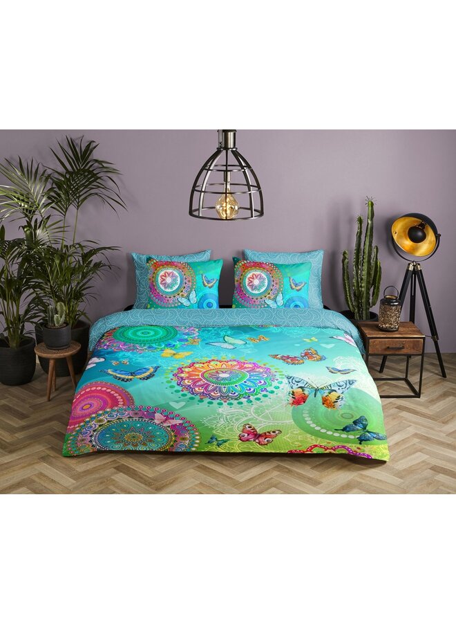 HIP Dekbedovertrek Mystic Multi - Katoensatijn