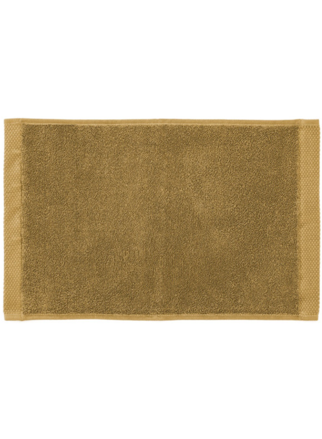 Heckett & Lane Gastendoekjes Premium (Set Van 3) Oker Geel - 30x50 - Badstof Katoen