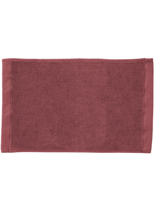 Gastendoekjes Premium (Set Van 3) Rood - 30x50 - Badstof Katoen