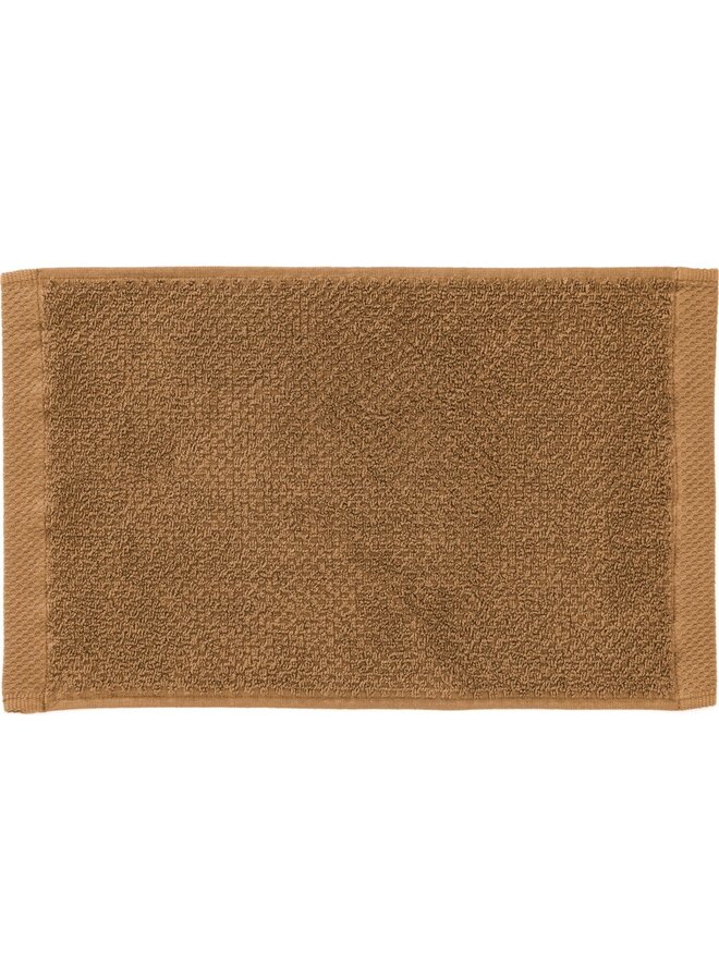 Heckett & Lane Gastendoekjes Grant (Set Van 3) Cognac Bruin - 30x50 - Badstof Katoen