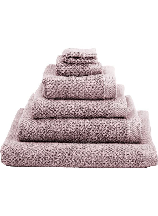 Heckett & Lane Katoen Gastendoekjes Grant (Set Van 3) Roze - 30x50 - Badstof Katoen