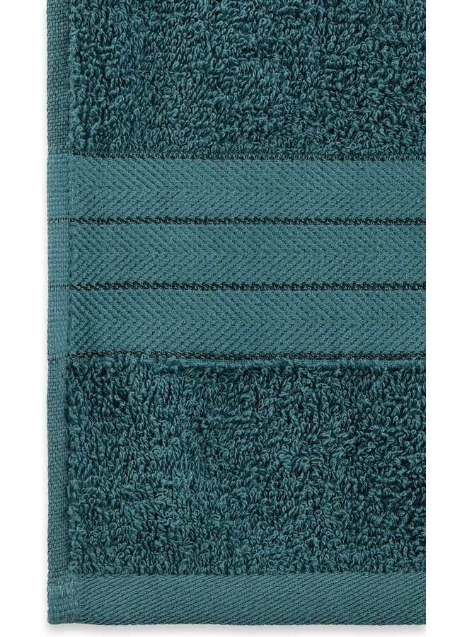 Good Morning Handdoeken (Set Van 2) Donker Groen - 70x140 - Badstof Katoen