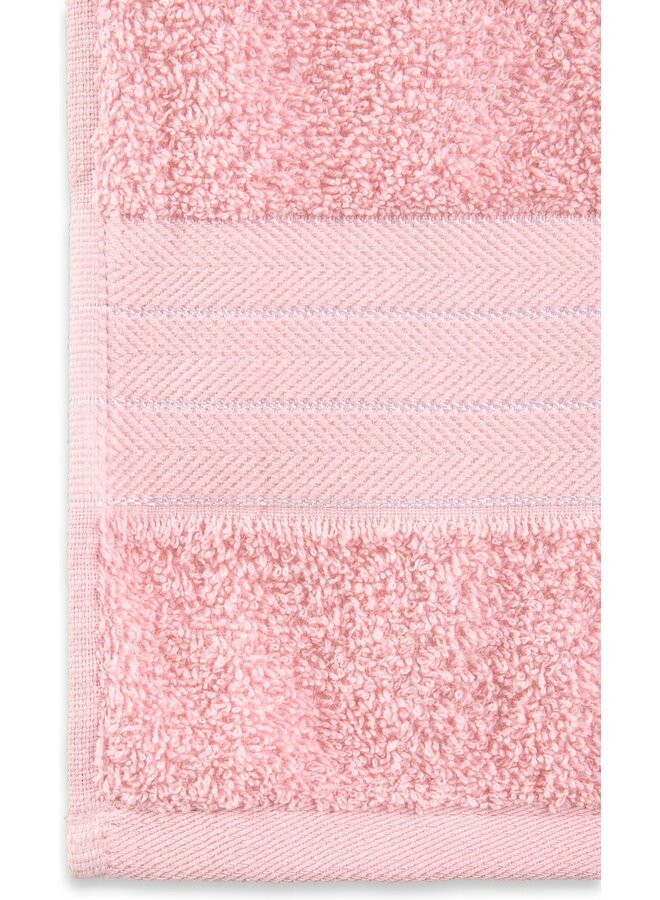 Good Morning Handdoeken (Set Van 2) Roze - 70x140 - Badstof Katoen