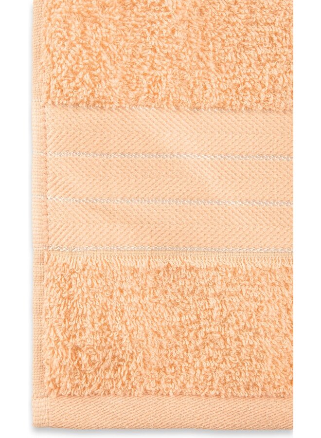 Good Morning Handdoeken (Set Van 4) Perzik - 50x100 - Badstof Katoen