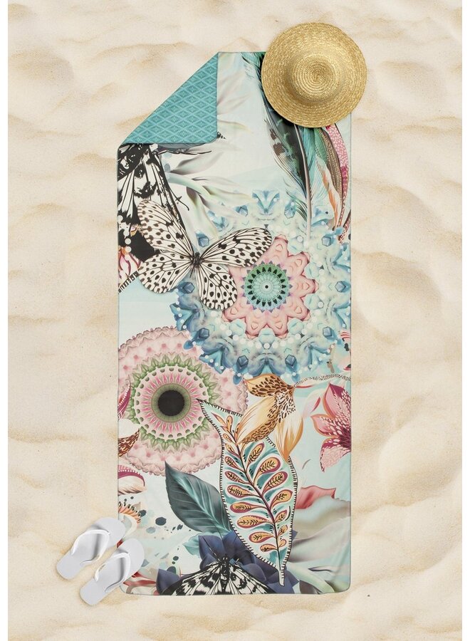 HIP Badlaken/Strandlaken Maximilian Aqua - 50x100 - Microvezel