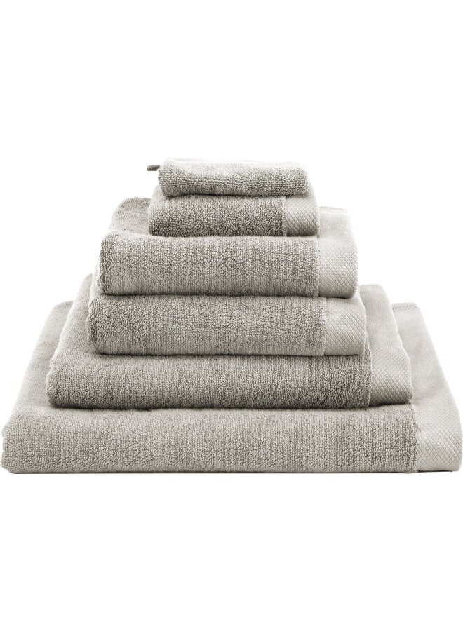 Heckett & Lane Washandjes Premium (Set Van 3) Grijs - 16x21 - Badstof Katoen