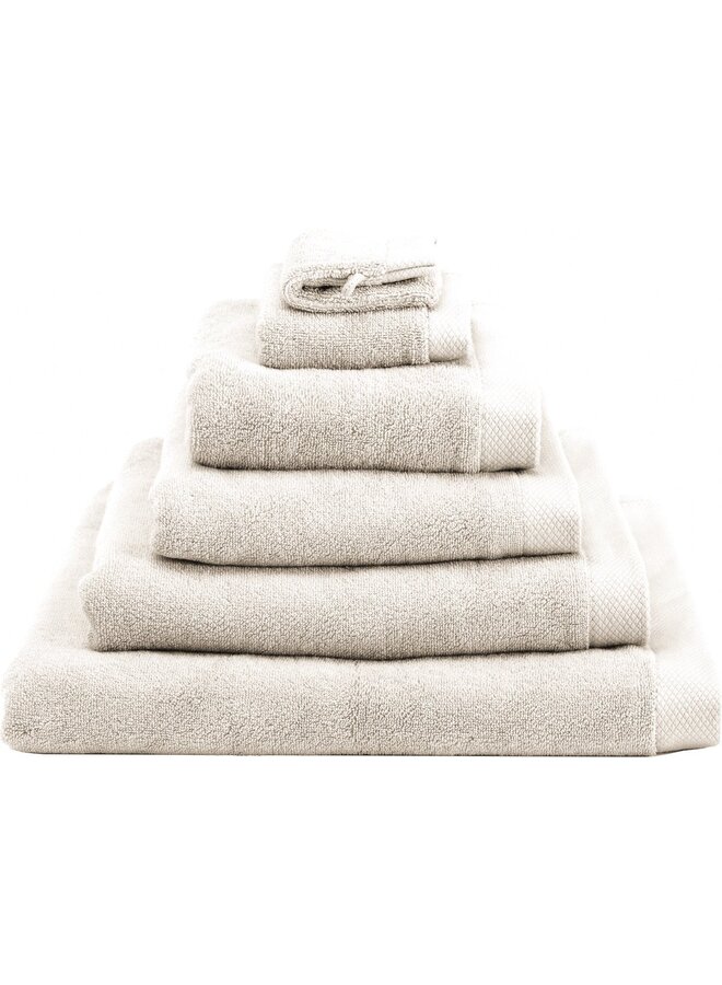 Heckett & Lane Washandjes Premium (Set Van 3) Ivoor - 16x21 - Badstof Katoen