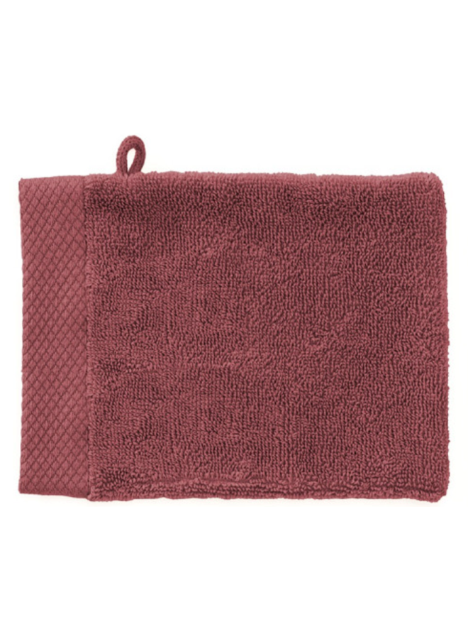 Heckett & Lane Washandjes Premium (Set Van 3) Rood - 16x21 - Badstof Katoen