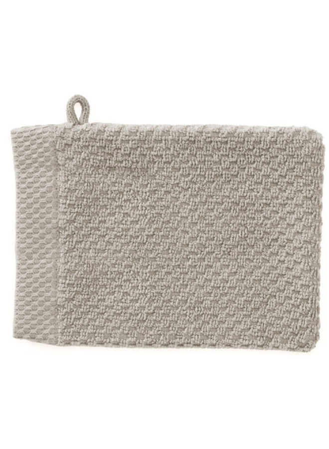 Heckett & Lane Washandjes Grant (Set Van 3) Grijs - 16x21 - Badstof Katoen