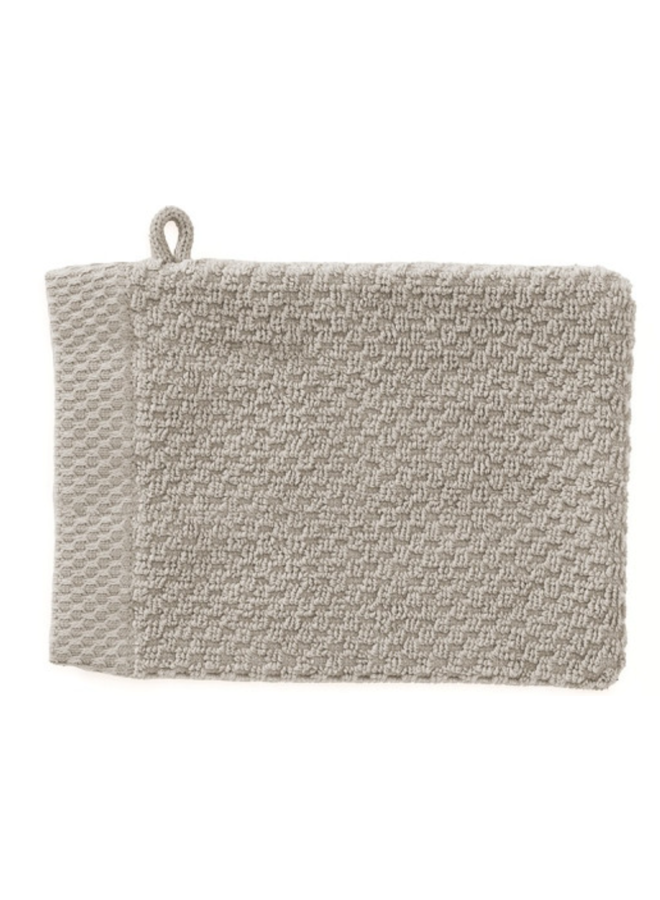 Heckett & Lane Washandjes Grant (Set Van 3) Taupe - 16x21 - Badstof Katoen