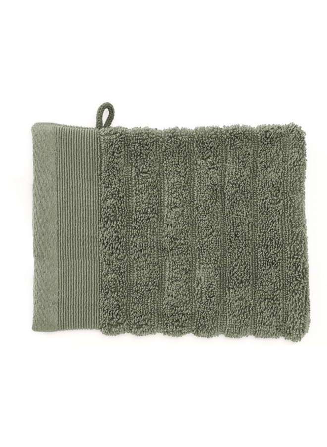 Heckett & Lane Washandjes Prestige (Set Van 3) Groen - 16x21 - Badstof Katoen