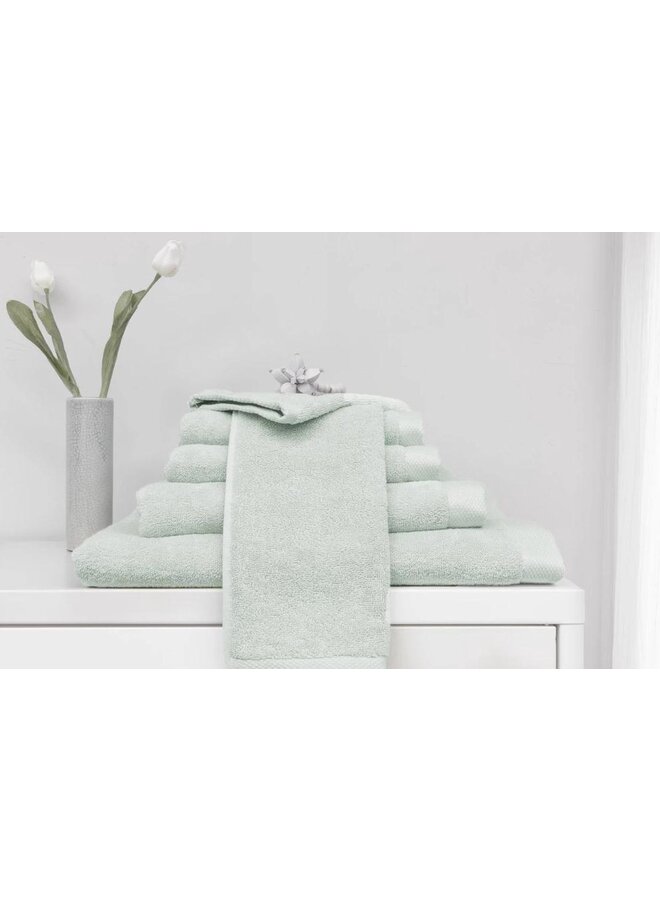 Heckett & Lane Washandjes Premium (Set Van 6) Mint Groen - 16x21 - Badstof Katoen