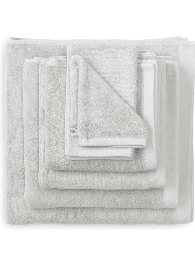 Heckett & Lane Washandjes Premium Grijs - 16x21 - Set Van 6 - Badstof Katoen