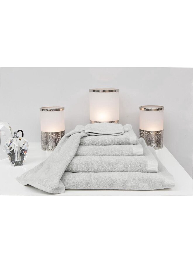 Heckett & Lane Washandjes Premium (Set Van 6) Grijs - 16x21 - Badstof Katoen