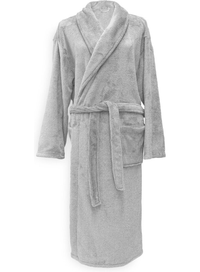 ZO! Home Badjas Cara Grijs - Polyester