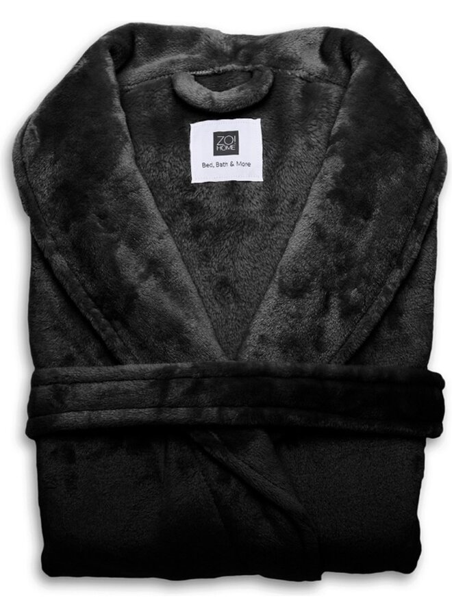 Badjas Cara Zwart - Polyester