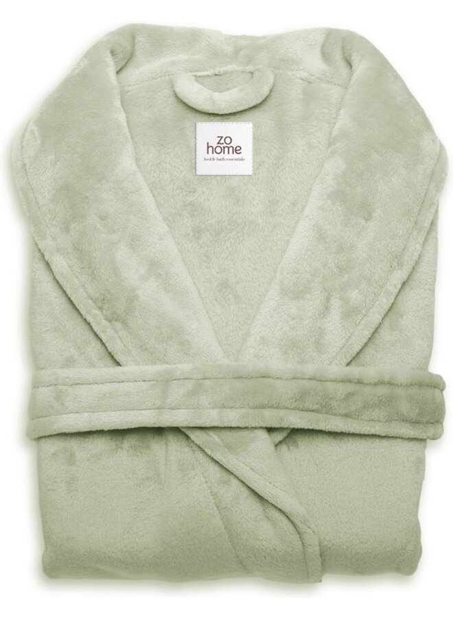 ZO! Home Badjas Cara Lichtgroen - Polyester