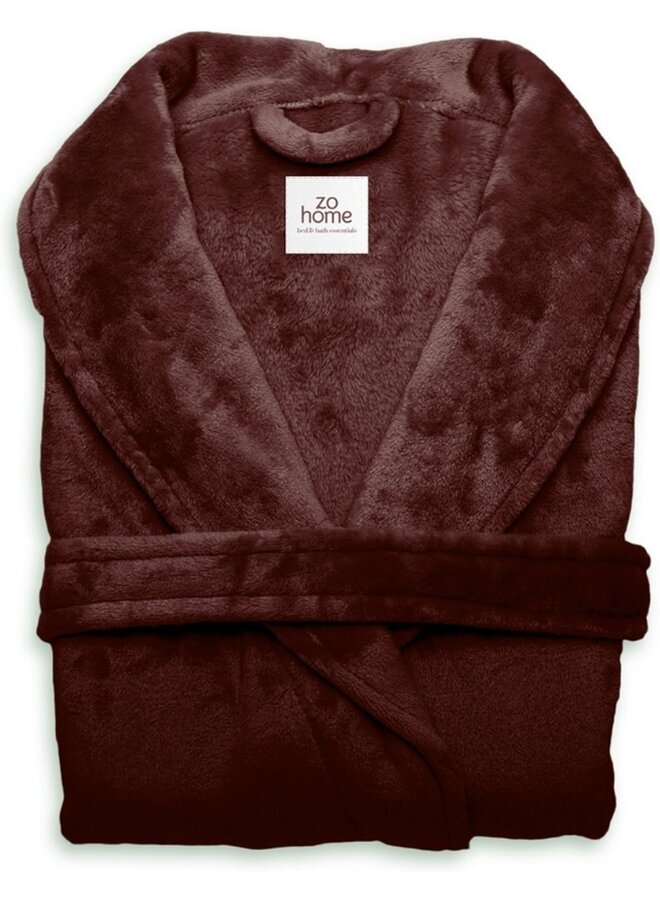 ZO! Home Badjas Cara Rood - Polyester