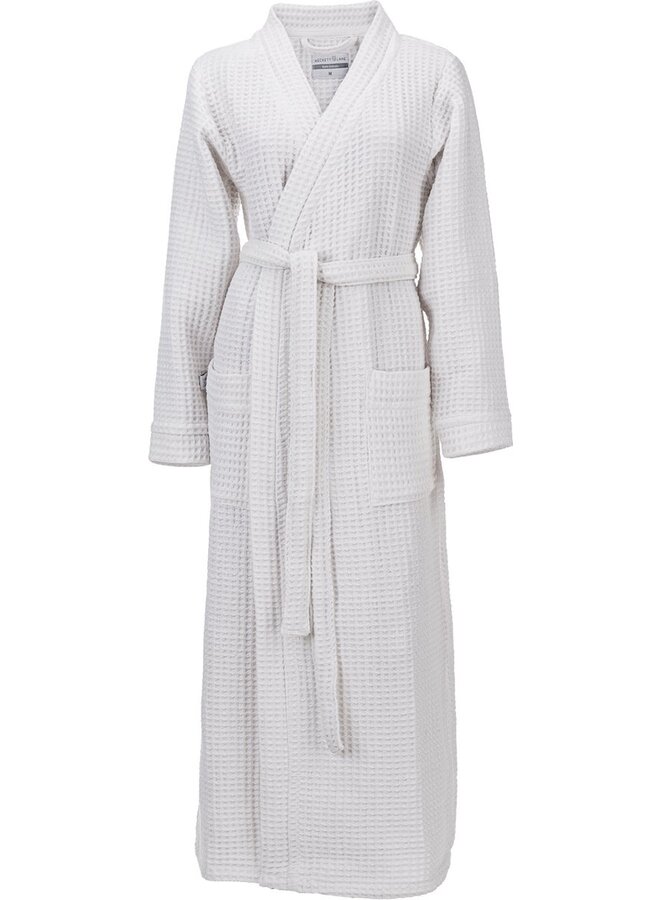 Heckett & Lane Badjas Wafel Wit - Gerecycled Katoen
