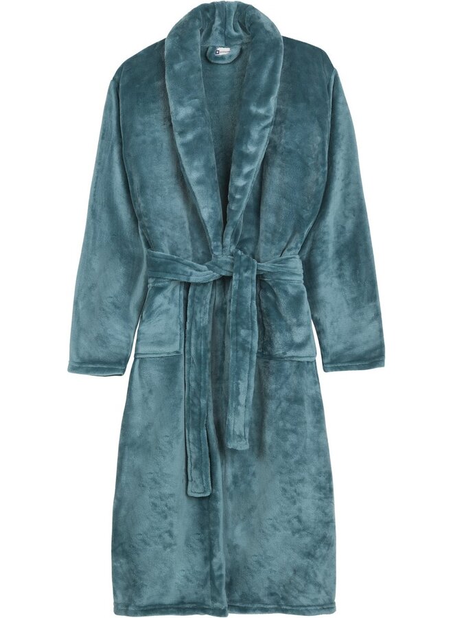 Velvet Badjas Petrol