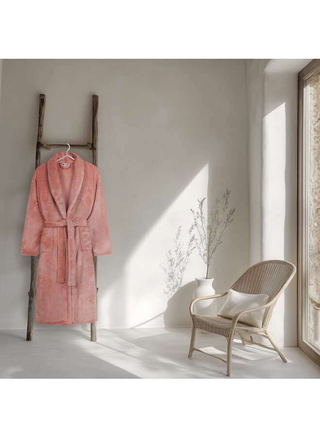 Good Morning Badjas Roze - Velours