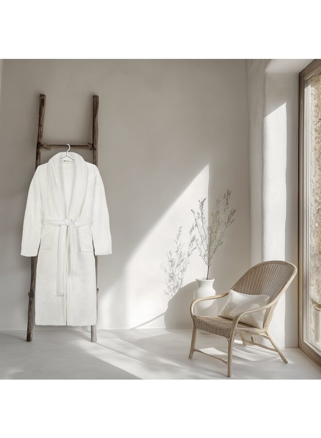 Good Morning Badjas Wit - Velvet