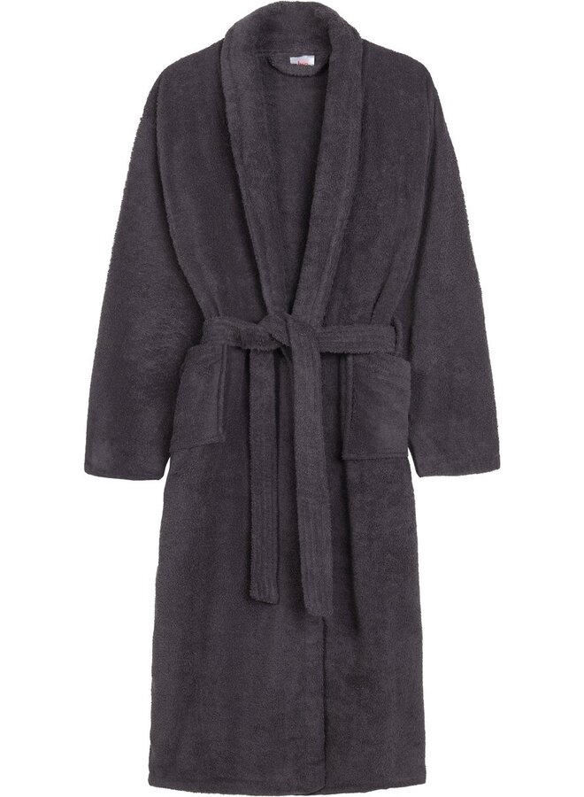 HIP Badjas Antraciet - Katoen