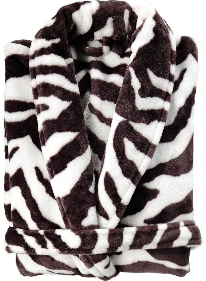 Badjas Zebra Bruin - Polyester