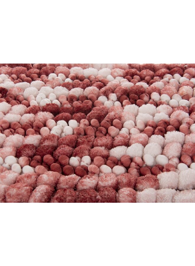 Heckett & Lane Badmat Brenda Rood - Katoen/Polyester