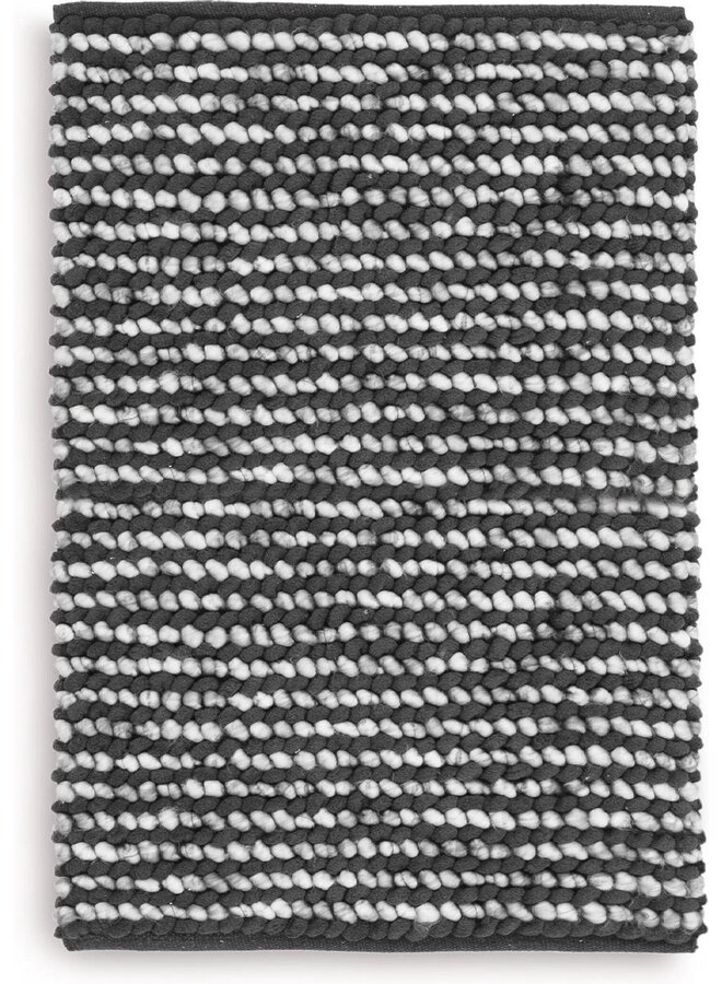 Badmat Mylene Antraciet - Katoen/Polyester