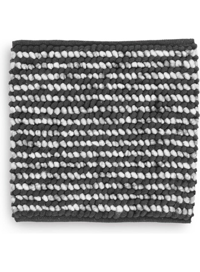 Heckett & Lane Badmat Mylene Antraciet - Katoen/Polyester