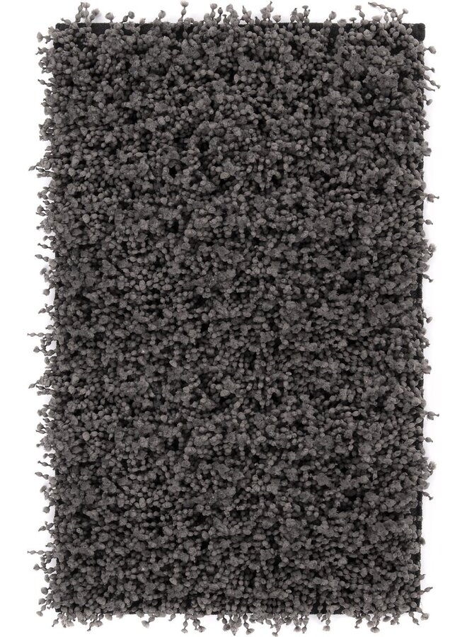 Badmat Hoogpolig Antraciet