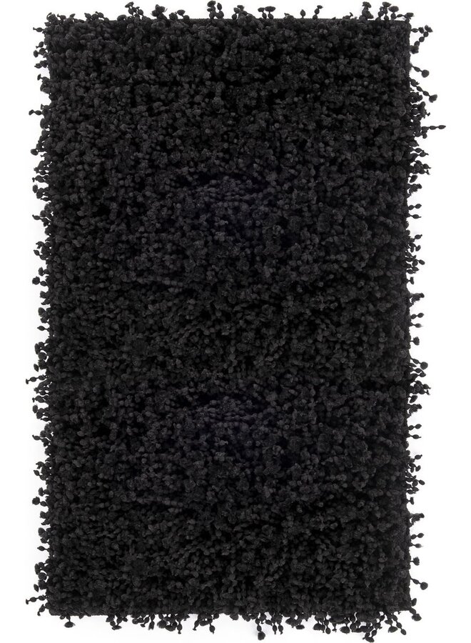 Heckett & Lane Badmat Onda Zwart - Katoen/Polyester