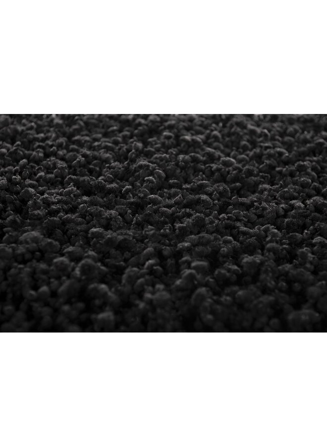 Heckett & Lane Badmat Onda Zwart - Katoen/Polyester