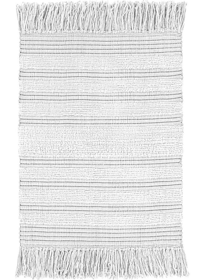 Heckett & Lane Badmat Nukus Wit - Katoen