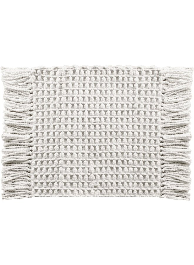 Badmat Madras Creme - Katoen/Polyester