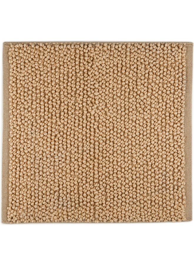 Heckett & Lane Badmat Nodo Zand - Katoen/Polyester
