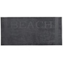 Lucca Strandlaken Beach Antraciet - 100x200 - Velours