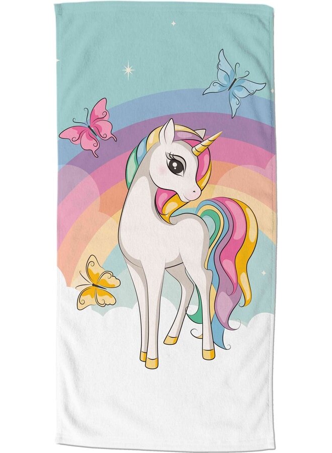 Good Morning Strandlaken Dash Multi - 75x150 - Velours