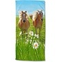 Good Morning Strandlaken Horses Multi - 75x150 - Velours