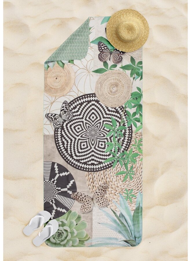 HIP Badlaken/Strandlaken Skylar Multi - 75x180 - Microvezel