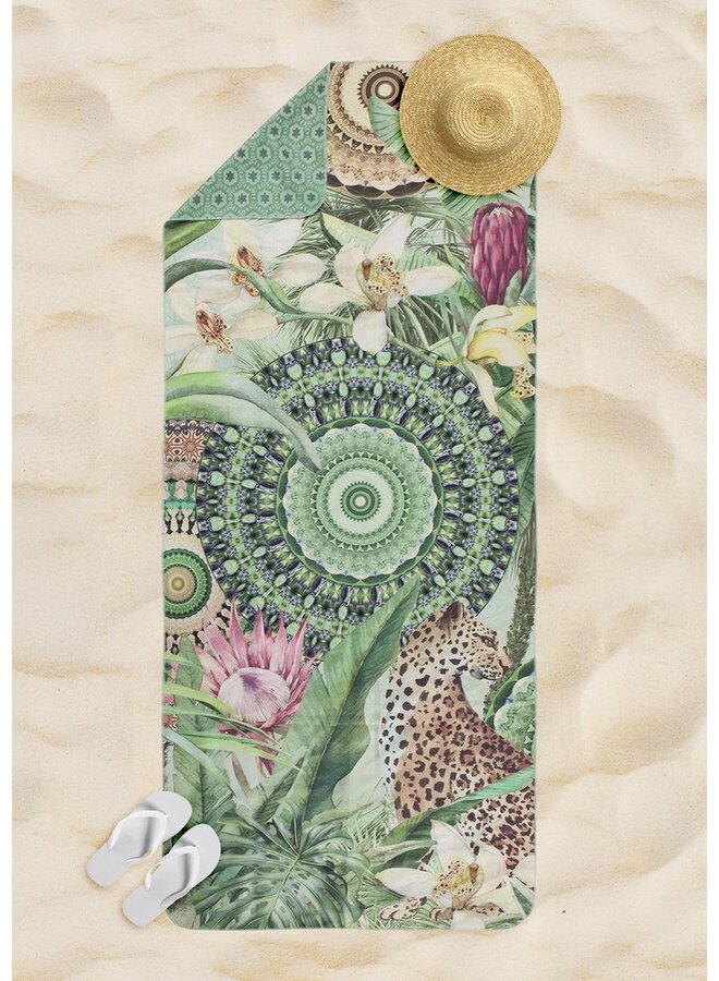 HIP Yoga/Reishanddoek Abhita Groen - Microvezel