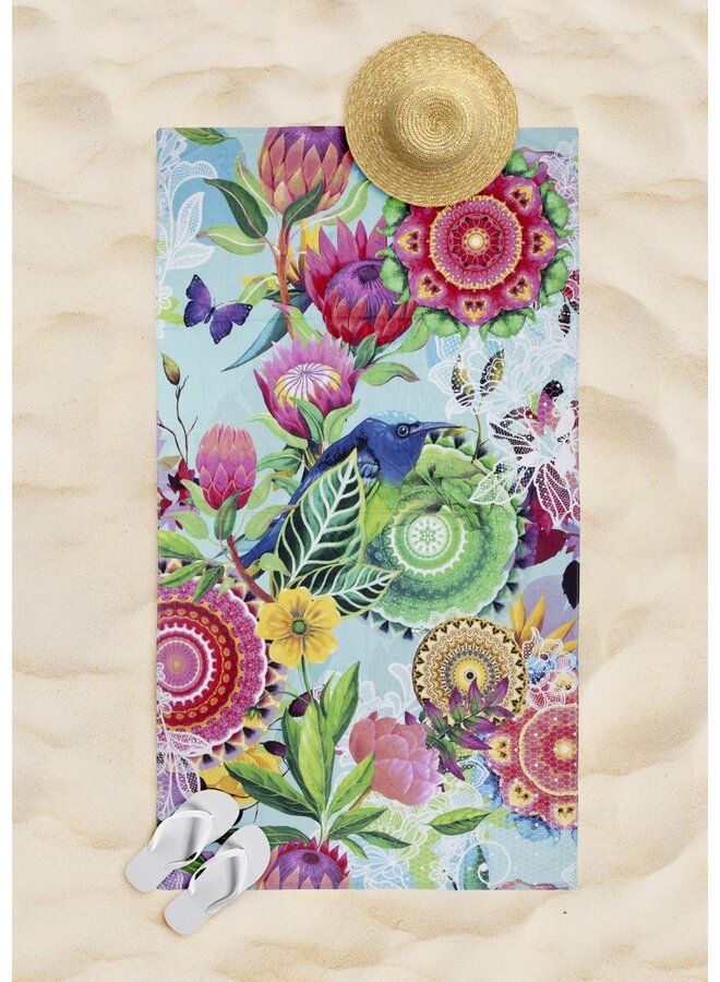 HIP Strandlaken Chess Multi - 100x180 - Velours