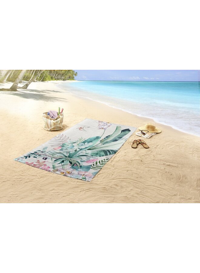 Good Morning Strandlaken Verdi Multi - 100x180 - Velours