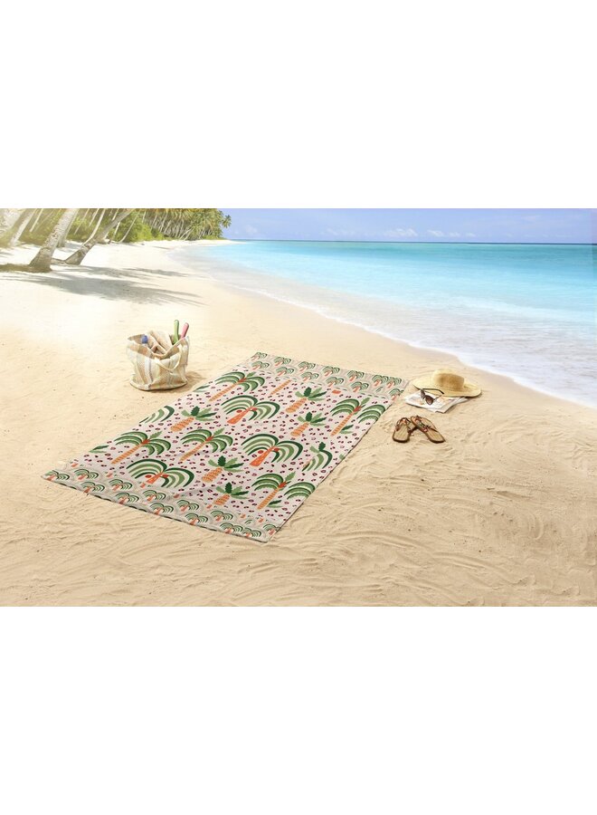 Good Morning Strandlaken Cezan Zand - 100x180 - Velours