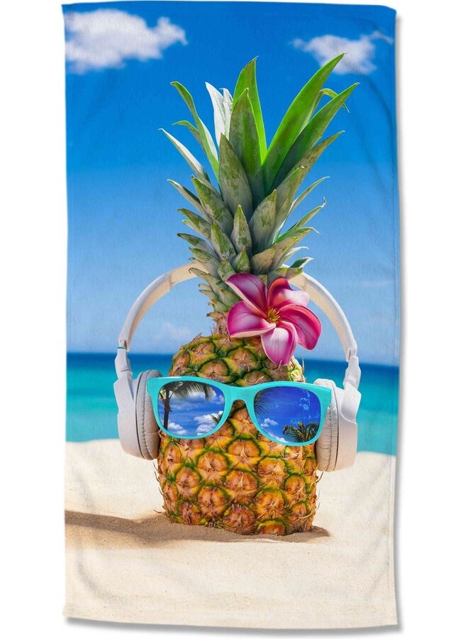 Good Morning Strandlaken Pineapple Multi - 100x180 - Velours