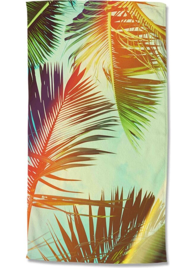 Strandlaken Palms Multi - 100x180 - Velours