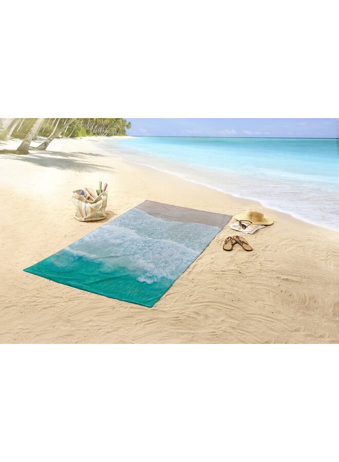 Good Morning Strandlaken Holiday Multi - 100x180 - Velours