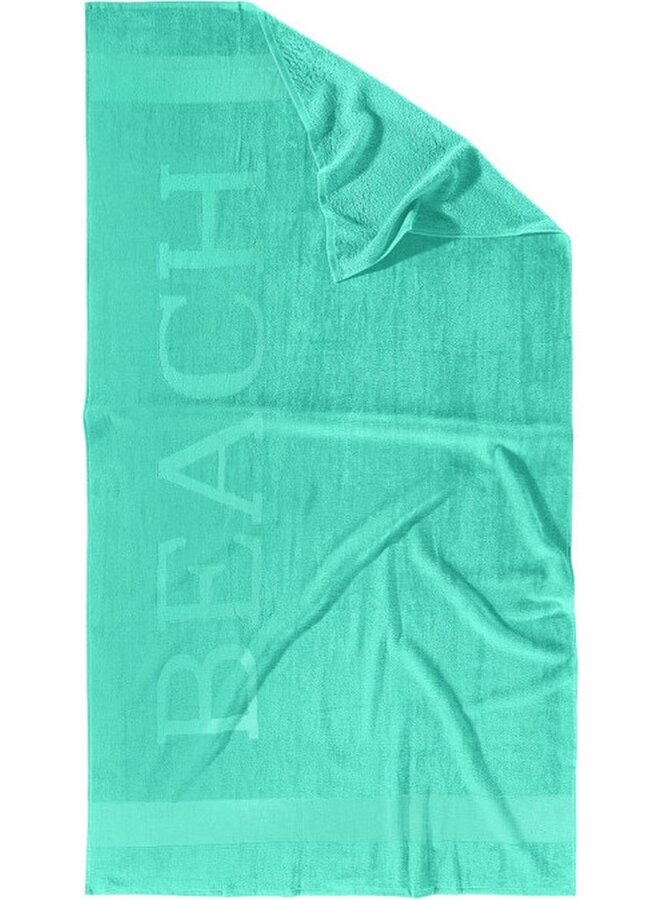 Lucca Strandlaken Beach Groen - 100x200 - Velours