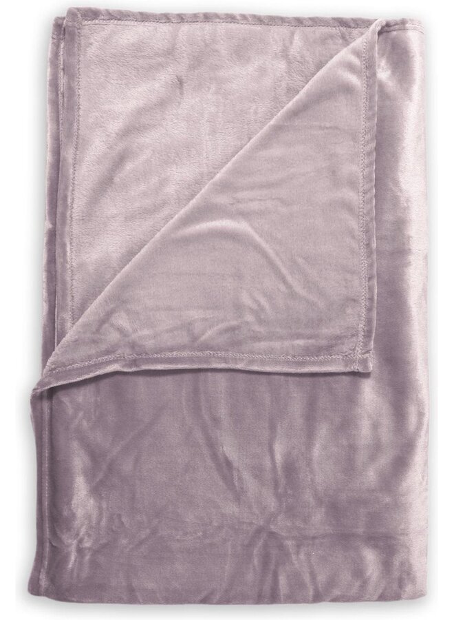 Plaid Cara Pale Lila - 140x200 - Polyester